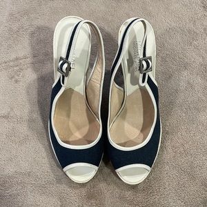 Gently worn sling back Michael Kors heels